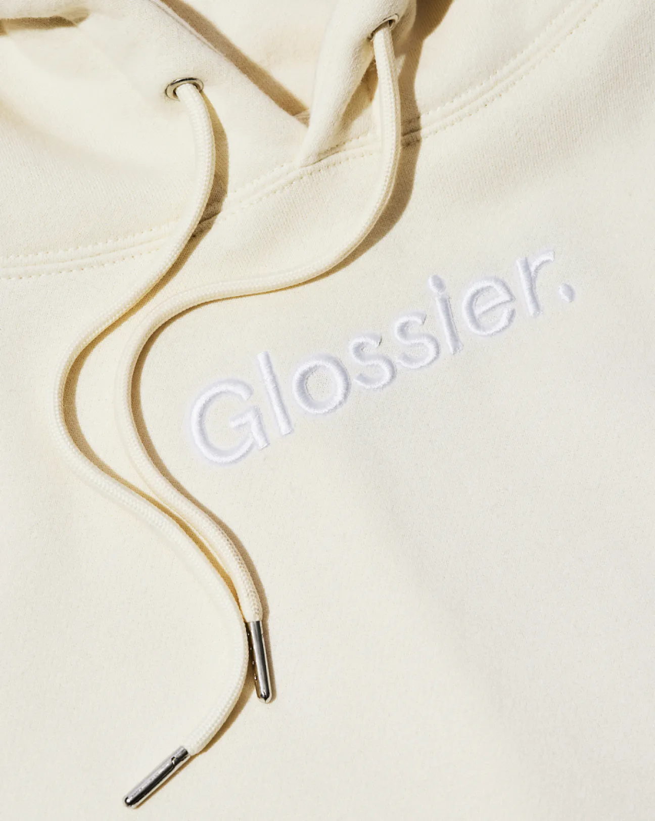 LIMITED EDITION EMBROIDERED CREAM HOODIE
