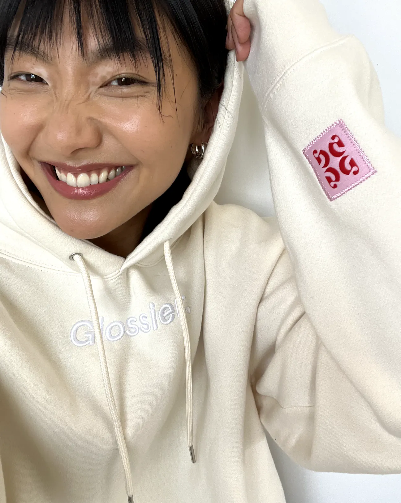 LIMITED EDITION EMBROIDERED CREAM HOODIE