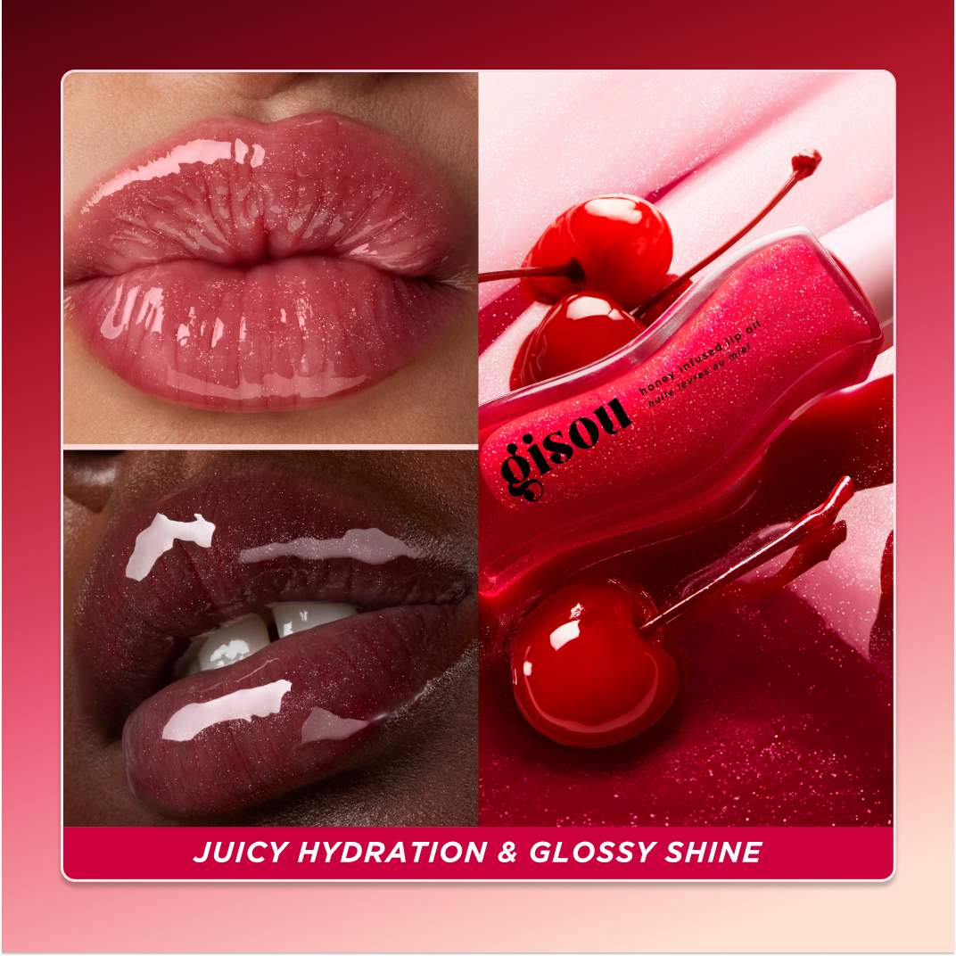 HONEY INFUSED HYDRATING LIP OIL - CHERRY ON THE CAKE *PRE ORDER*