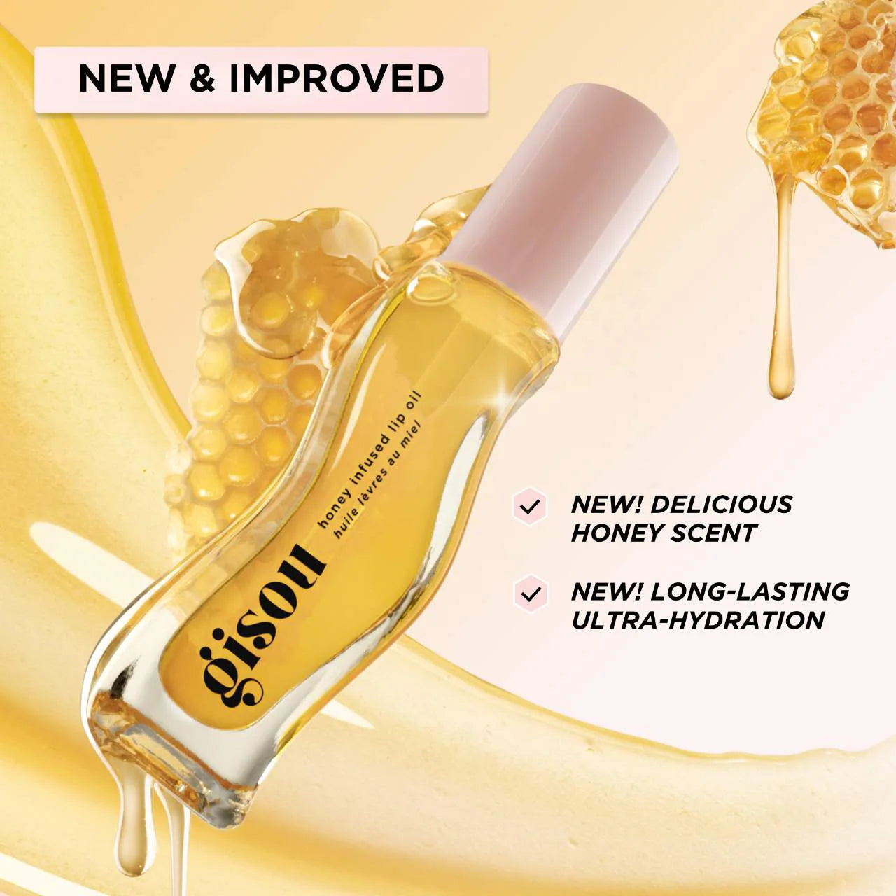 HONEY INFUSED HYDRATING LIP OIL - HONEY GOLD *PRE ORDER*