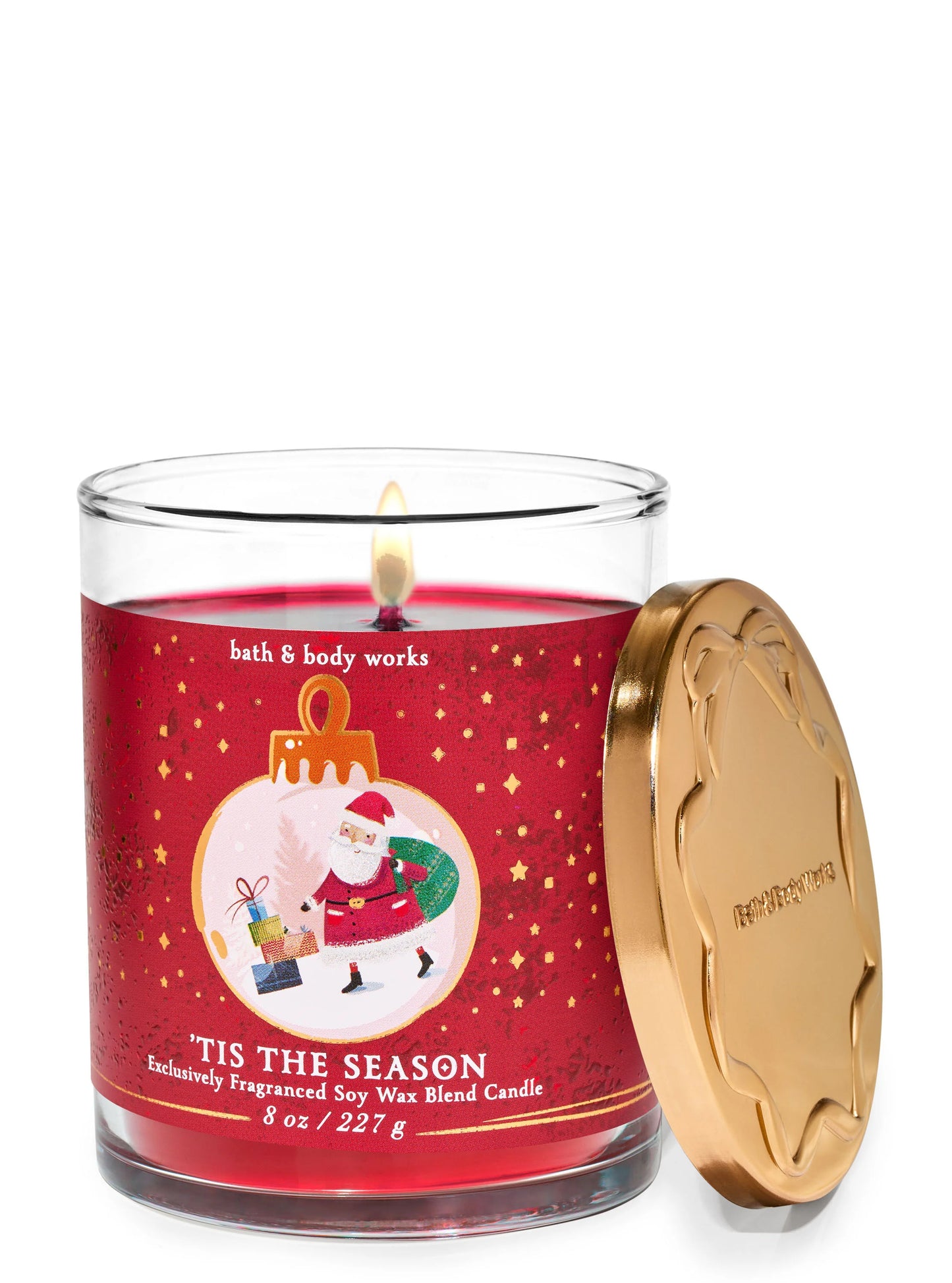 TIS THE SEASON - SINGLE WICK CANDLE