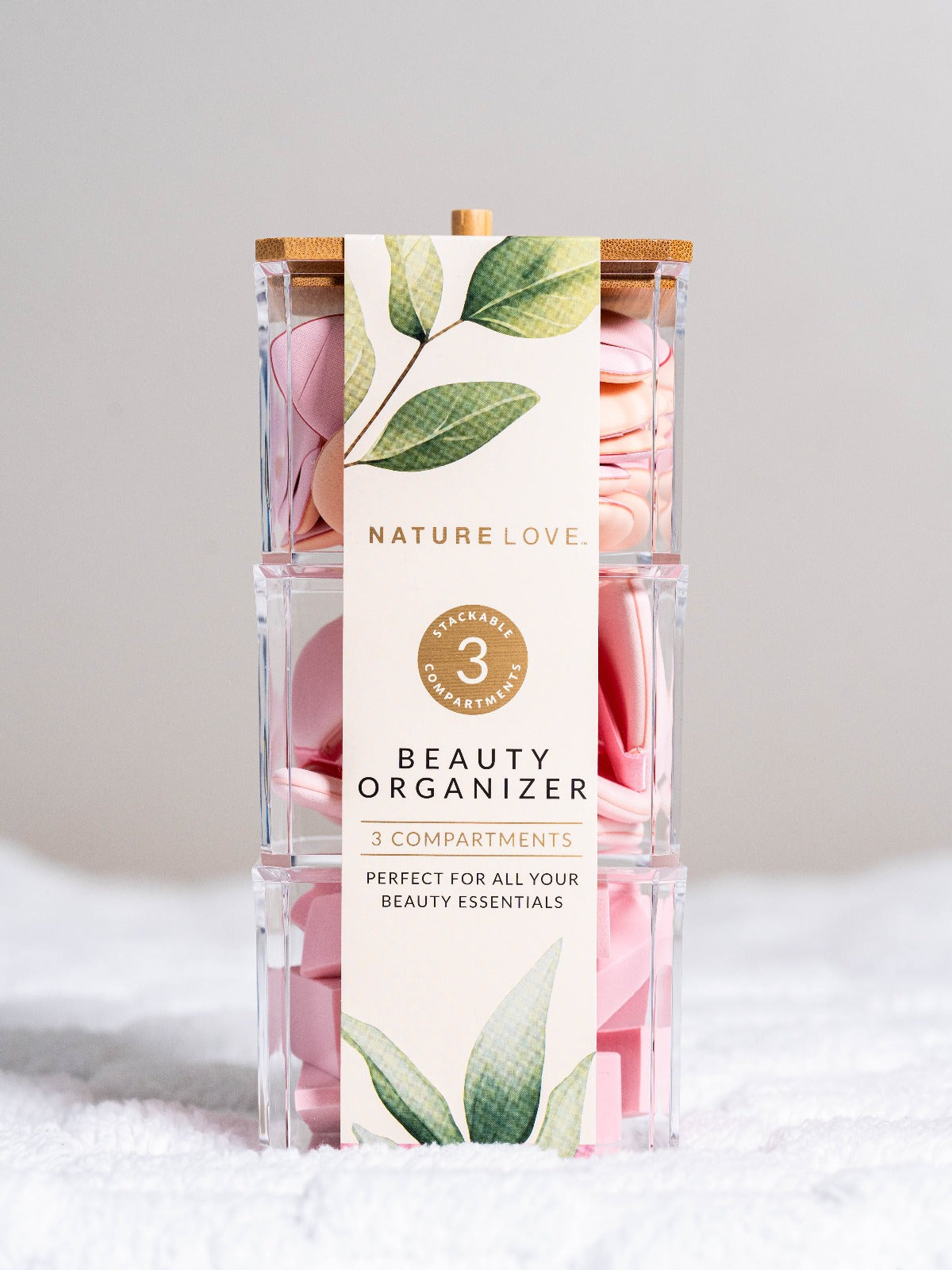 BEAUTY ORGANIZER + BEAUTY SPONGES