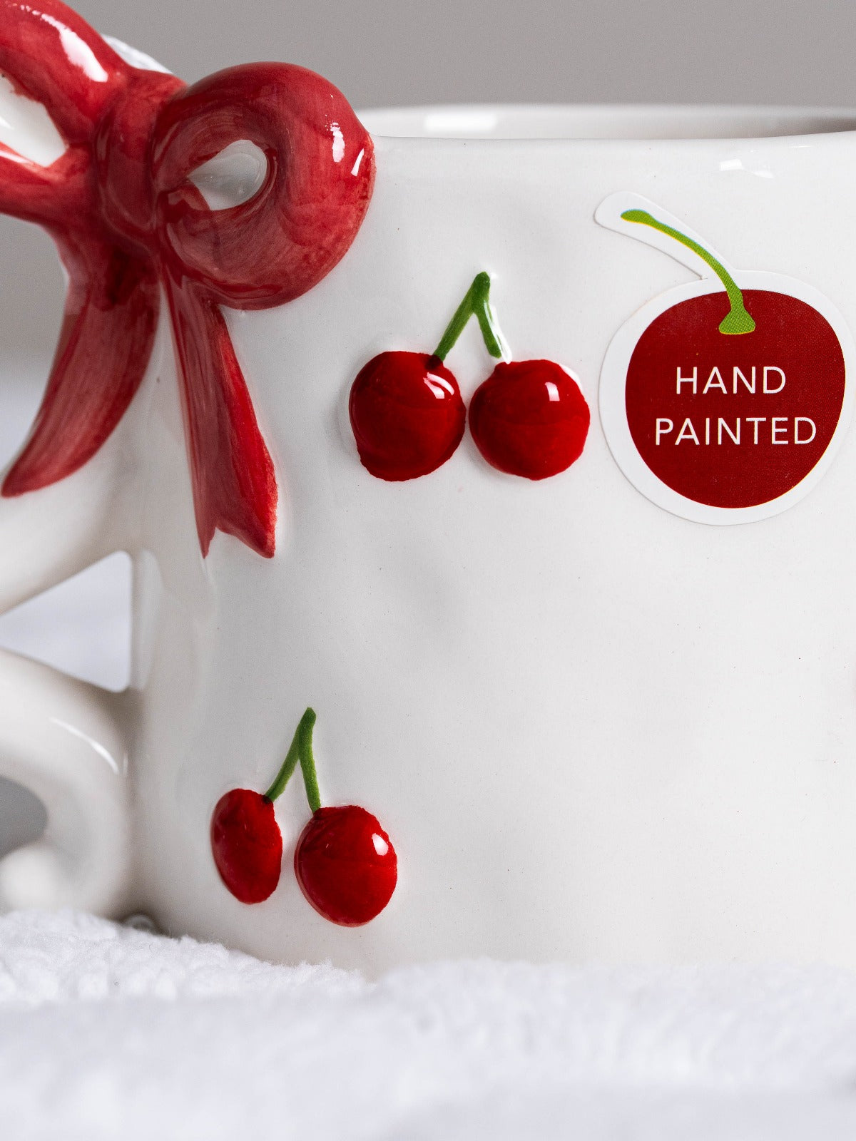 TAZA CHERRYS - PINTADA A MANO