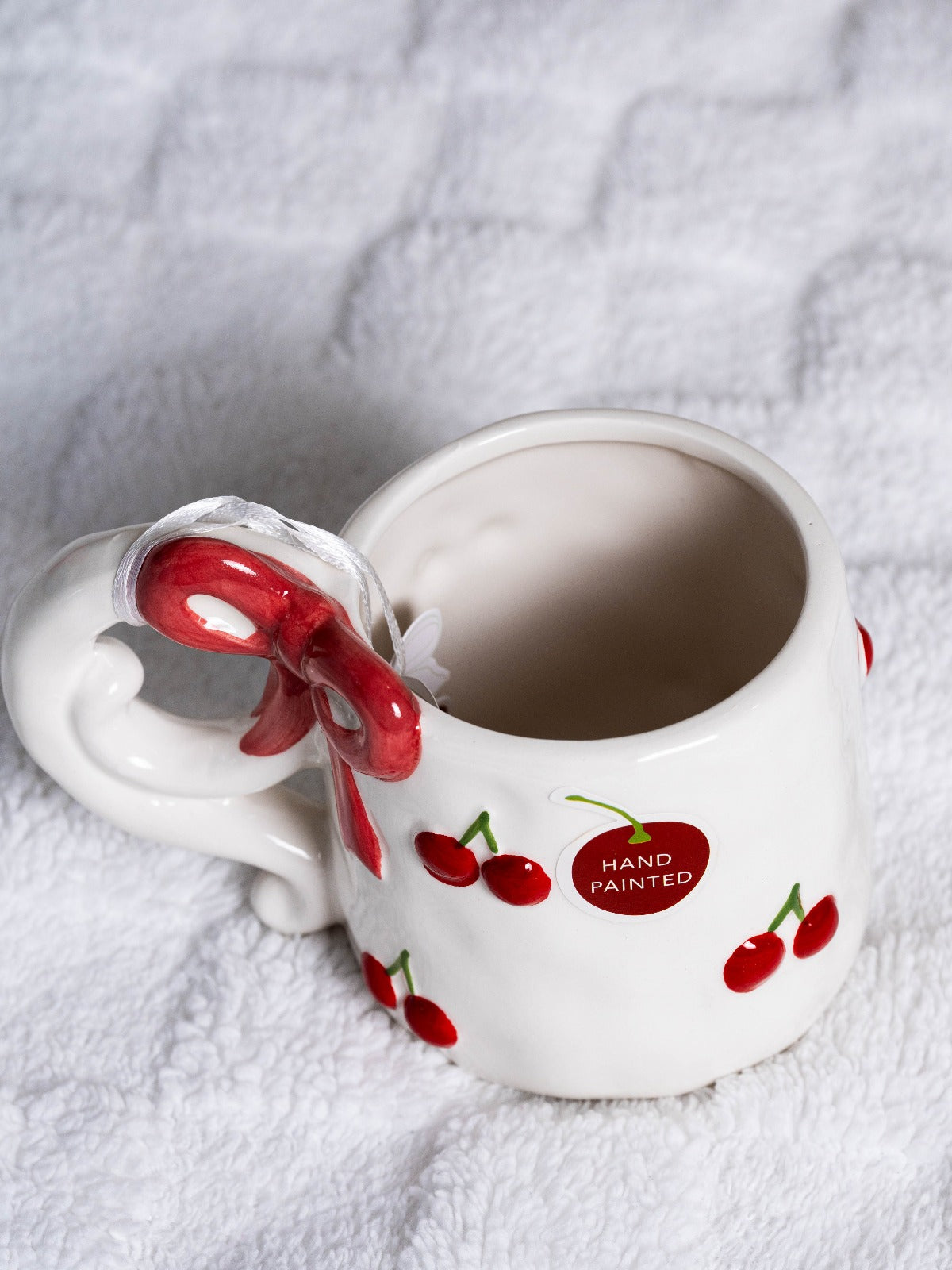 TAZA CHERRYS - PINTADA A MANO