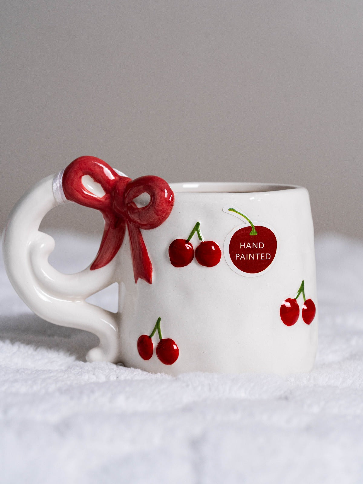 TAZA CHERRYS - PINTADA A MANO