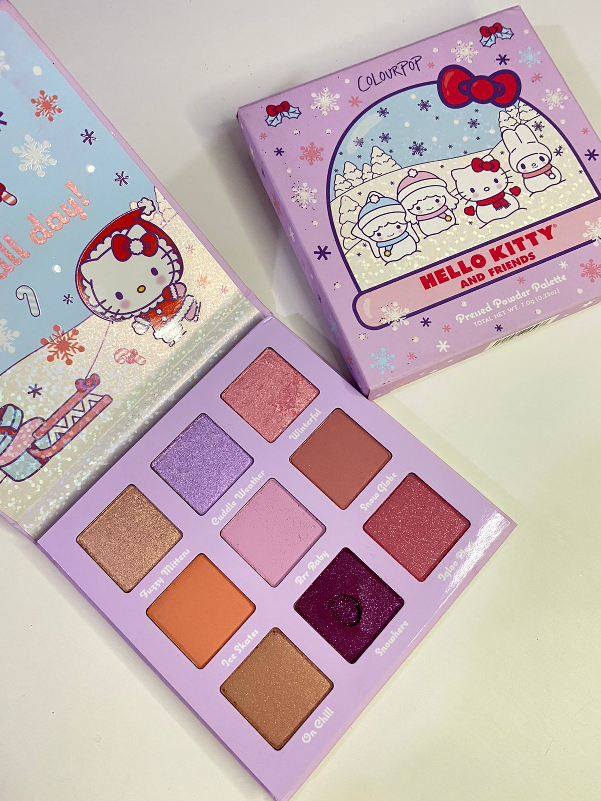 HELLO KITTY SNOW MUCH FUN PALETTE - CON DEFECTO