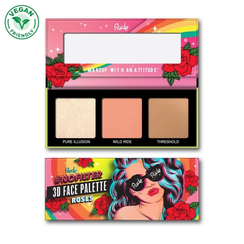 NOFILTER 3D FACE PALETTE ROSES