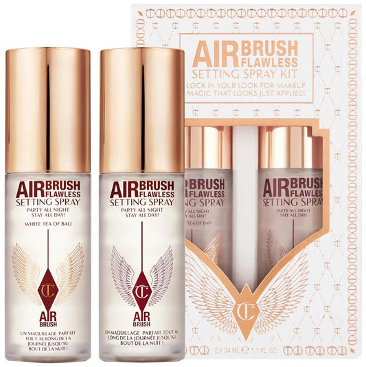 MINI AIRBRUSH FLAWLESS SETTING SPRAY DUO SET