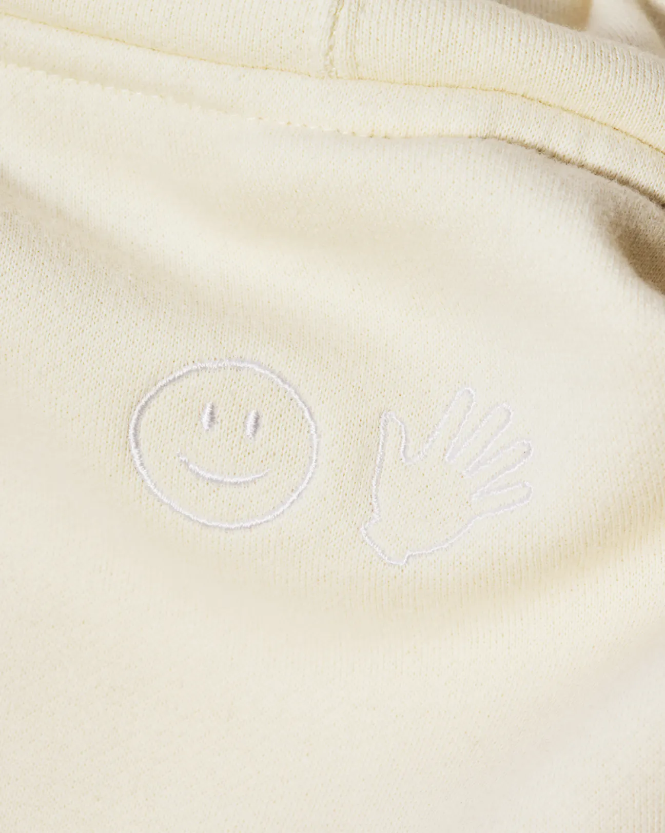 LIMITED EDITION EMBROIDERED CREAM HOODIE