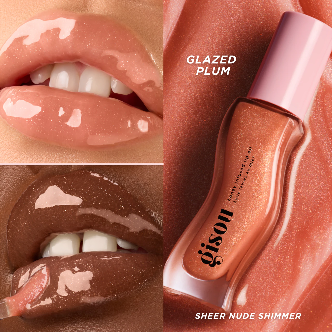 HONEY INFUSED HYDRATING LIP OIL - Glazed Plum *PRE ORDER*