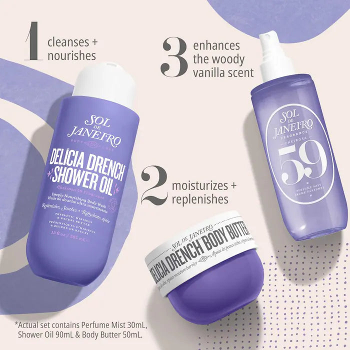 DELÍCIA DRENCH™ JET SET *PRE ORDER*