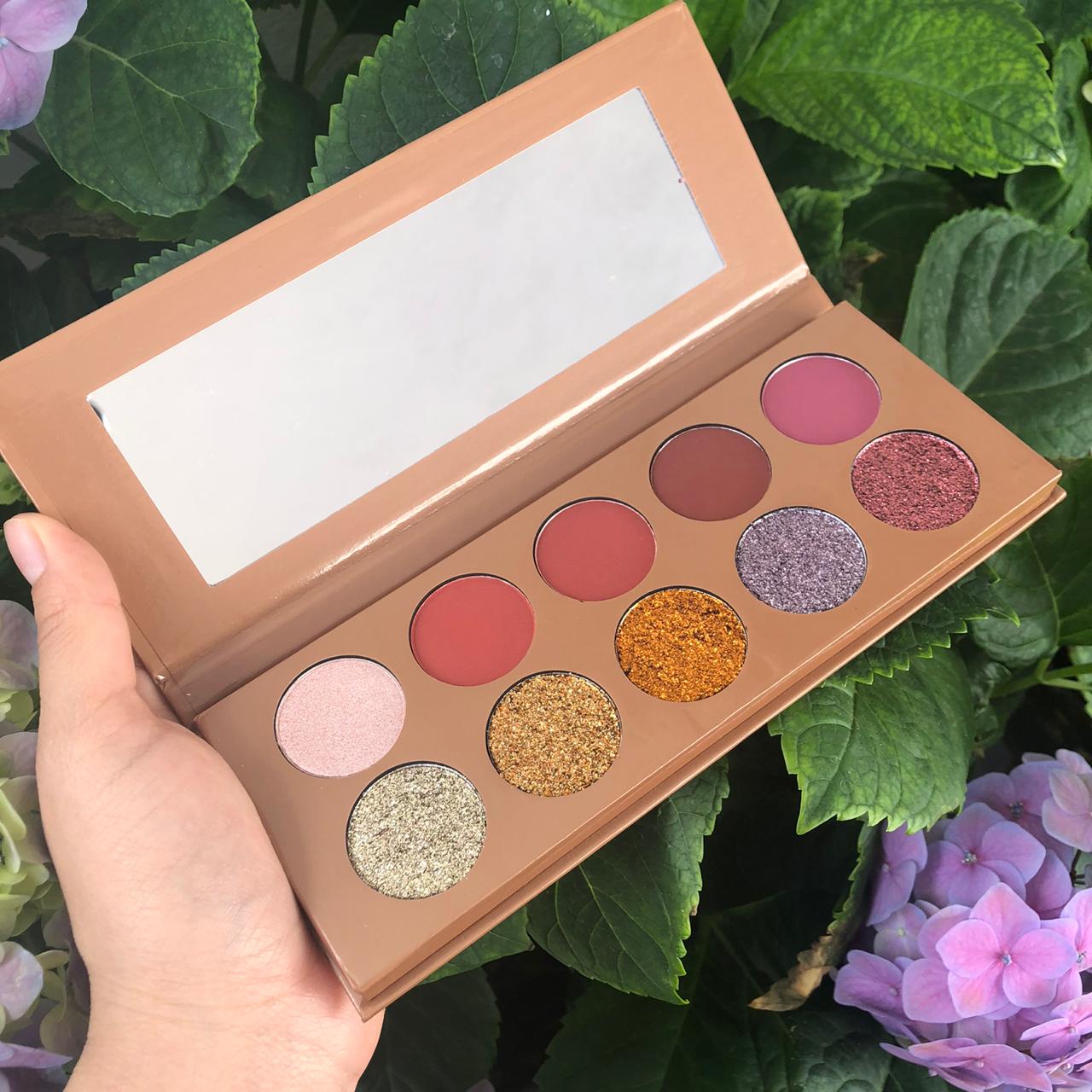 GLITTER ROSE GOLD PALETTE