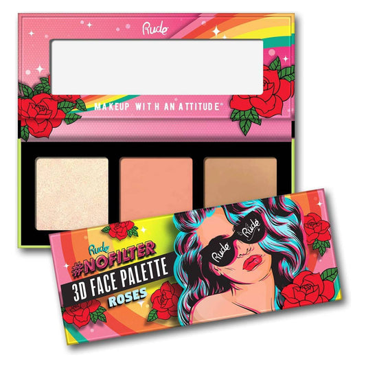 NOFILTER 3D FACE PALETTE ROSES