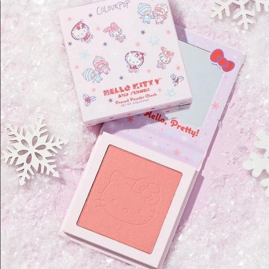 HELLO KITTY PRESSED POWDER CHEEK - BUNDLED UP